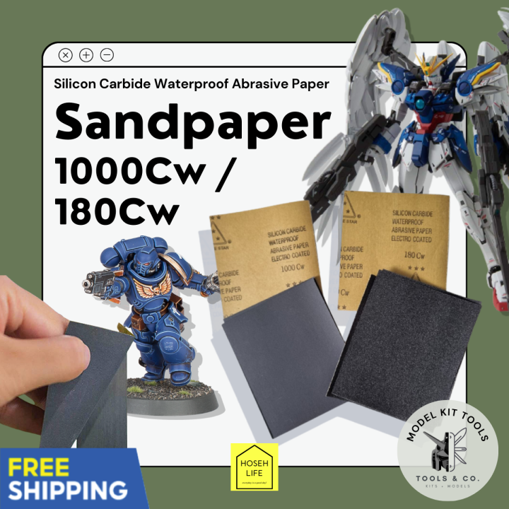 [SG stock] Sandpaper Silicon Carbide Waterproof Abrasive Paper Electro