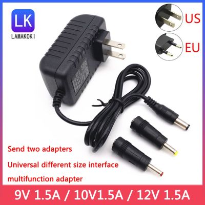 DC 9V 10V 12V 1.5A Transformer Charger DVD Player Power Cord 10V 1500MA Adapter Electrical Circuitry Parts