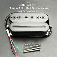 1PC Alnico 2กีตาร์ Humbucker Pickup Double Coil Pickup 4-Wires Coil Splitting Blade และปรับ Hex สกรูคอ7-8K