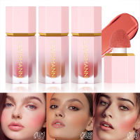 Hot Liquid Face Blusher Cheek Contour Liquid Blush Rouge พีชสีแดงเครื่องสำอางกันน้ำ Silky Smooth แต่งหน้าความงามเกาหลี Make Up