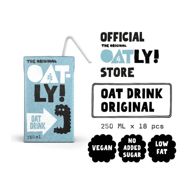 [Expiry Mar 9 2024] [Case of 18] OATLY Original 100 Vegan Oat Drink