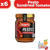 (แพ็ค6)Leggos Sundried Tomato Pesto เลกโกส์ ซอสเพสโต้ มะเขือเทศซันดราย 190กรัม