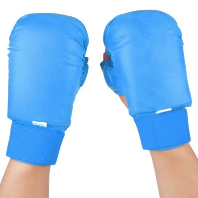 [Easybuy88] นวมต่อยมวยคาราเต้มือป้องกันคู่กับปลอกนิ้วหัวแม่มือสำหรับการฝึกเกมกีฬาศิลปะการต่อสู้