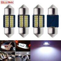 สีขาว4X4014 SMD 28มม. 31มม. 6612F 6614F 12-SMD โคมไฟระย้า Led สำหรับแผนที่โดมตกแต่งภายในรถยนต์กระจกบังแดด12V