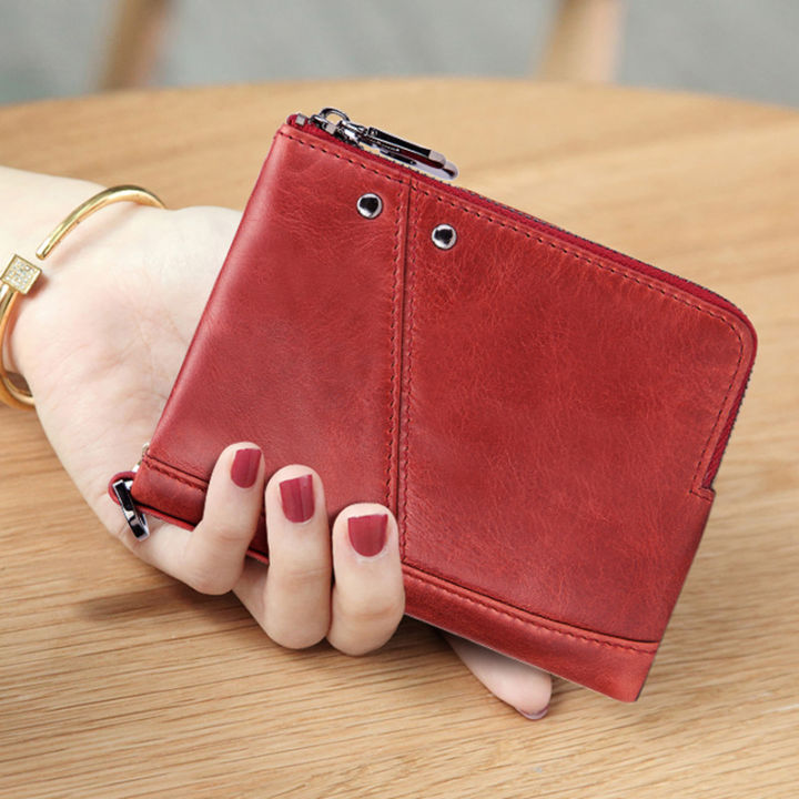 gzcz-fashion-women-wallet-genuine-leather-zipper-design-female-short-rfid-purse-with-id-card-holder-coin-pockets-mini-walet