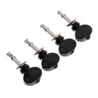 【【UUkulele Strings Tuning Pegs Pin Machines Tuners Friction Overall New Black 4PCShot 【hot】 1