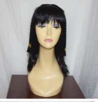 WC20 วิกผม วิกคลีโอพัตรา คลีโอพัตรา ราชินี เจ้าหญิง อียิปต์ กรีก Dress for Cleopatra Egypt Greek Queen Princess Wig Fashion Costume Party Cosplay Fancy Outfit