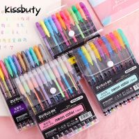 12/18/24 Colors Gel Pen Set Pastel Metallic Neon Glitter Pens For  Adult Coloring Book Journals Drawing Doodling Art MarkersHighlighters  Markers