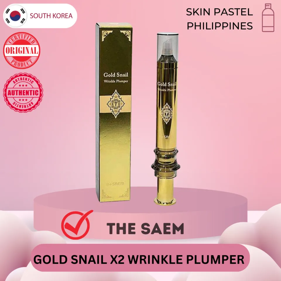 The Saem Gold Snail Wrinkle Plumper 2x Power of Skin Whitening and