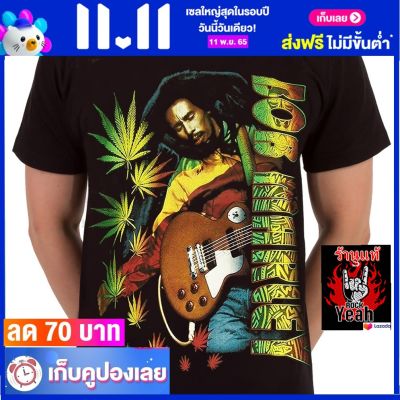 เสื้อวง BOB MARLEY เสื้อเท่ห์ แฟชั่น บ็อบ มาร์เลย์ ไซส์ยุโรป RDM6027