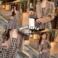 MIKO STYLE - BALLOON MINI BLAZER