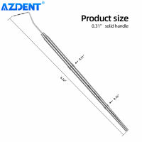 AZDENT ทันตกรรมปริทันต์ P Robe ขนาด P Robe เครื่องมือสแตนเลส Endodontic P Robe 12345678 # เครื่องมือฆ่าเชื้อ