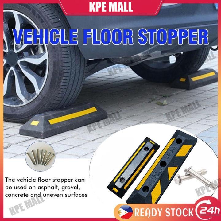 Heavy Duty Rubber Parking Stopper Parking Limiter Car Parking Wheel ...