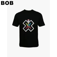 BOB WARRIX เสื้อยืดคอกลมแขนสั้นโพลีเอสเตอร์ Big Mountain S-3XL