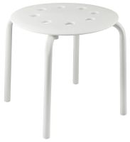 MARIUS Stool, white, 35 cm (มาริอุส เก้าอี้สตูล, ขาว, 35 ซม.)