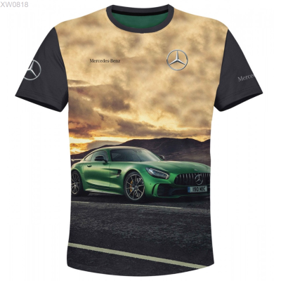 Mercedes (สต็อกเพียงพอ) 2023 NEW D016 3D T Shirt T SHIRTคุณภาพสูง size:S-5XL