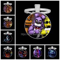 2023 Funny Sfm Fnaf Animatronics Keychain for Men Cute Anime Key Ring Gifts for Friend Handmade Jewelry Key Chains