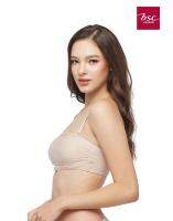 BSC Bandeau Bra See through  ( สีเนื้อ/BEIGE ) - BB2317BE