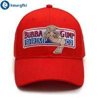 KEURGFKI หมวก Snapback หมวก Forrest Gump งานปัก ปรับได้ปรับได้ หมวกเบสบอล Gump กีฬานอกสถานที่ ฝาปิดรถบรรทุก หมวกกุ้ง Bubba Gump ชุดคอสเพลย์