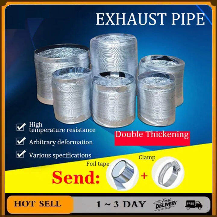 3M Aluminum Foil Retractable Ventilation Duct Insulation Duct Hose ...