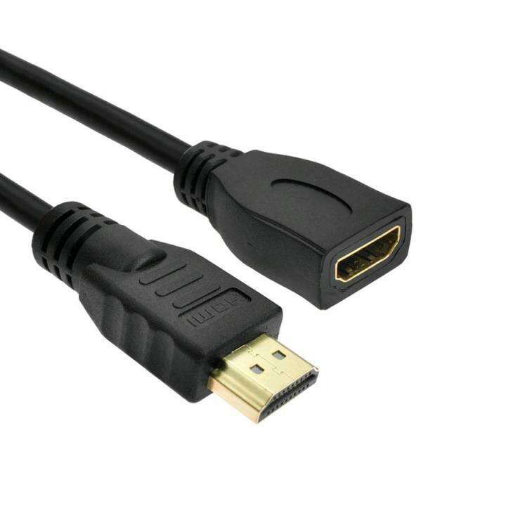 สาย-hdmi-2-0-หัวตัวผู้-ตัวเมีย-cable-male-female-support-3d-4k-2k-hd-60hz-ทองแดงเบอร์-28-awg