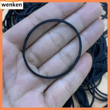 Small Black Office Rubber Bands, Small Black Rubber Elastics