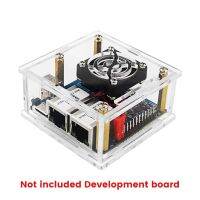 For R1 Plus Case Acrylic Enclouse Shell Fan for Development Board Protective