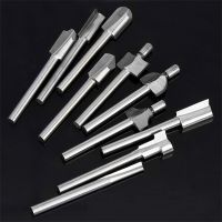 10ชิ้น1/8Quot; Shank เราเตอร์มีดโรตารี Hss บิตคาร์ไบด์สำหรับเครื่องมือ Dremel ดอกสว่านสลักเครื่องตัดมิลลิ่งสำหรับการแกะสลักงานไม้ Diy