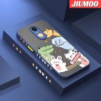 เคส JIUMOO สำหรับ Xiaomi Redmi Note 3 Note 3 Pro Note 2เคสการ์ตูนสัตว์น่ารักสวนสัตว์บางฝ้าแข็งกันแรงกระแทกขอบซิลิโคนเคสโทรศัพท์มีลายคลุมทั้งหมดป้องกันเลนส์กล้องเคสนิ่ม