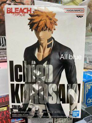 ZZOOI In Stock Original BANPRESTO BLEACH SOLID AND SOULS  Kurosaki Ichigo 17CM PVC Anime Figure Action Figures Model Toys