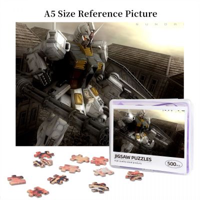 Gundam (1) Wooden Jigsaw Puzzle 500 Pieces Educational Toy Painting Art Decor Decompression toys 500pcs