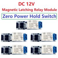 【✲High Quality✲】 Maries store บอร์ดแลทชิ่งรีเลย์แม่เหล็ก10a Dc 12V แบบ Bistable 5ชิ้นโมดูลสวิตช์ทริกเกอร์พัลส์ต่ำ