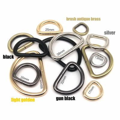2pcs Metal Heavy Thickened Hand Bag Purse Strap Belt Web O Dee Loop D Ring Buckle Clasp Backpack Leather Craft Repair DIY 7 size Furniture Protectors