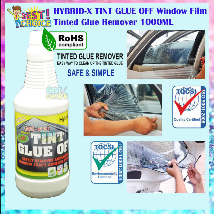 HYBRIDX TINT GLUE OFF Window Film Tinted Glue Remover 1000ML Lazada