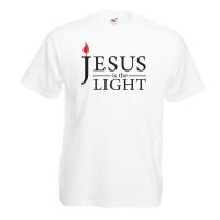 Jesus Is The Light, GodS Love Religious Christian Jesus Christ Shirt For 2019 MenS Fashion Cartoon Character Fitness T-Shirts S-4XL-5XL-6XL