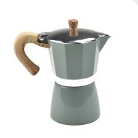 Special Offers Espresso Coffee Maker Aluminum Mocha Pot Percolator Stove Top Pot 3Cup 6Cup 150/300Ml Coffee Machine