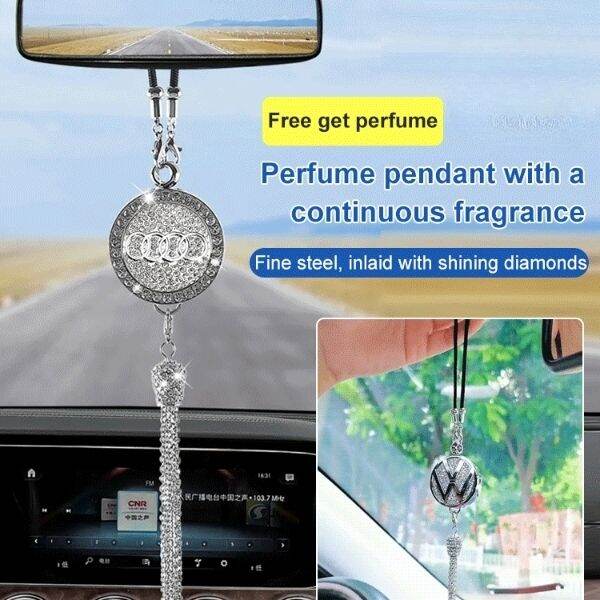 vivimall Car logo perfume pendant Air fresher Hanging Car Interior ...