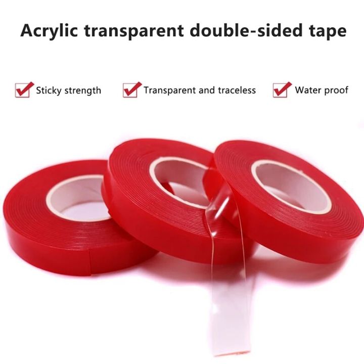 1-roll-300cm-nano-double-sided-adhesive-tape-red-film-transparent-acrylic-no-traces-double-sticker-high-temperature-water-proof