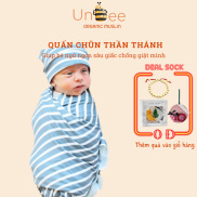 Quấn chũn Unbee tặng kèm che thóp hình gấu cute 100% petit co giãn 4 chiều