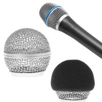 ☊ หัวไมโครโฟนตาข่ายสําหรับ shure beta58 beta 58a sm 58 sm 58s