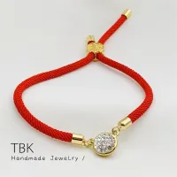 {PYAO Travel Department Store} TBK สายสีแดงปรับได้เครื่องรางปีสำหรับ2763b Unisex