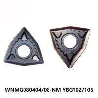 10pcs Original Insert WNMG 080404 080408 WNMG080404-NM WNMG080408-NM YBG102 YBG105 เครื่องมือกลึงกลึง CNC