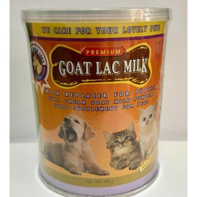นม แพะ ผง สำหรับสุนัขและแมว Premium Goat lac milk 300 g. x 1 กระปุก