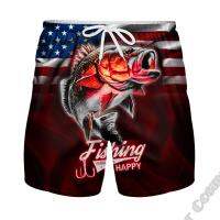 Newest Animal Camo Tattoo Fisher Bass Carp Fishing Tattoo 3DPrint Unisex Summer Casual Shorts Beach Short pants S2