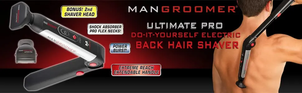 PRE-ORDER] MANGROOMER Ultimate Pro Back Shaver with 2 Shock Absorber Flex  Heads, Power Hinge, Extreme Reach Handle and Power Burst (ETA: 2022-07-02)  | Lazada