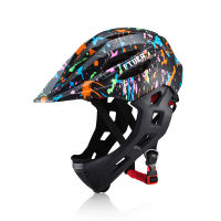 Kid Detachable Helmets LED Boys Girls Bicycle Helmet Children Full Face Bike Cycling Helmets MTB Cascos Ciclismo S 46-53cm