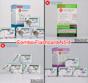 HCM Combo Trọn Bộ Flashcard sơ cấp tiếng nhật N5,4 Kanji, Từ Vựng, Ngữ