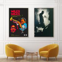 Miles Davis Singer ภาพวาดตกแต่งผ้าใบโปสเตอร์ Wall Art ห้องนั่งเล่นโปสเตอร์ห้องนอนภาพวาด