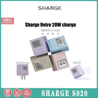 Shargeek/shargeek Retro 20W S020 1-พอร์ต C-Type 20W Pd/qc/scp/fcp/pe BH12T ที่ชาร์จความเร็วสูง