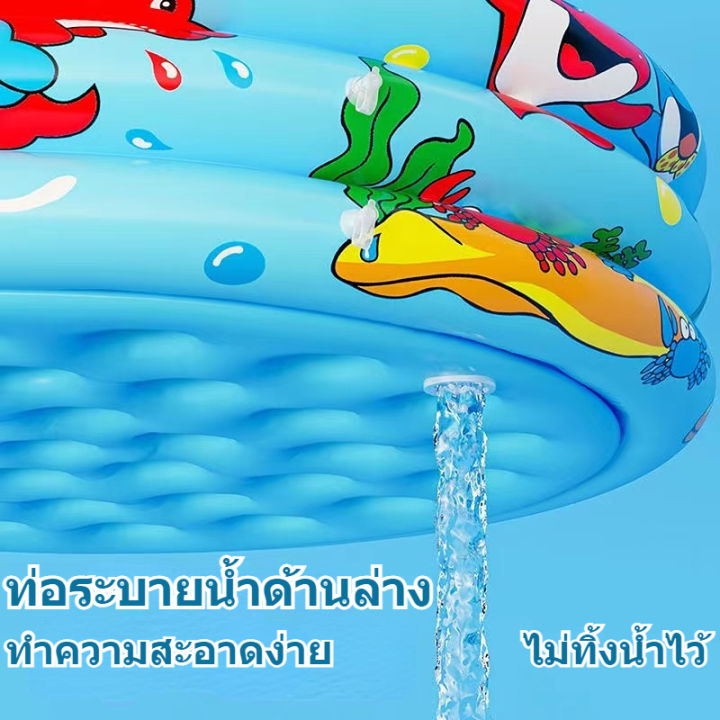 สระน้ำเป่าลม-สระว่ายน้ำเด็ก-swimming-pool-สระน้ำ-90cm-เด็กสระว่ายน้ำทำให้พองเด็กสระว่ายน้ำสาดตกปลาสระว่ายน้ำลูกทะเล